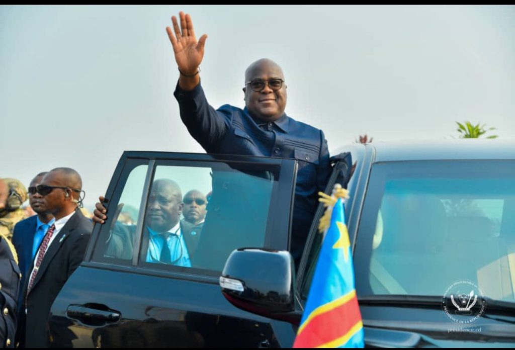 FLASH : Félix Tshisekedi est arrivé à Kananga
