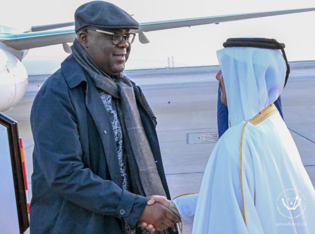 Coopération : Félix Tshisekedi est arrivé à Doha 