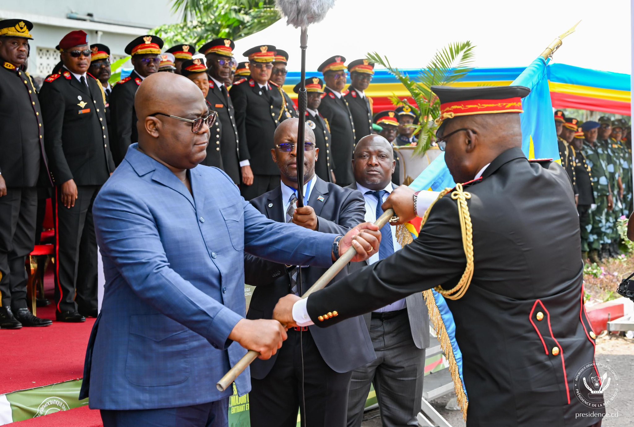 RDC : Le nouveau chef d&rsquo;état major, Jules Banza prend officiellement son bâton de commandement