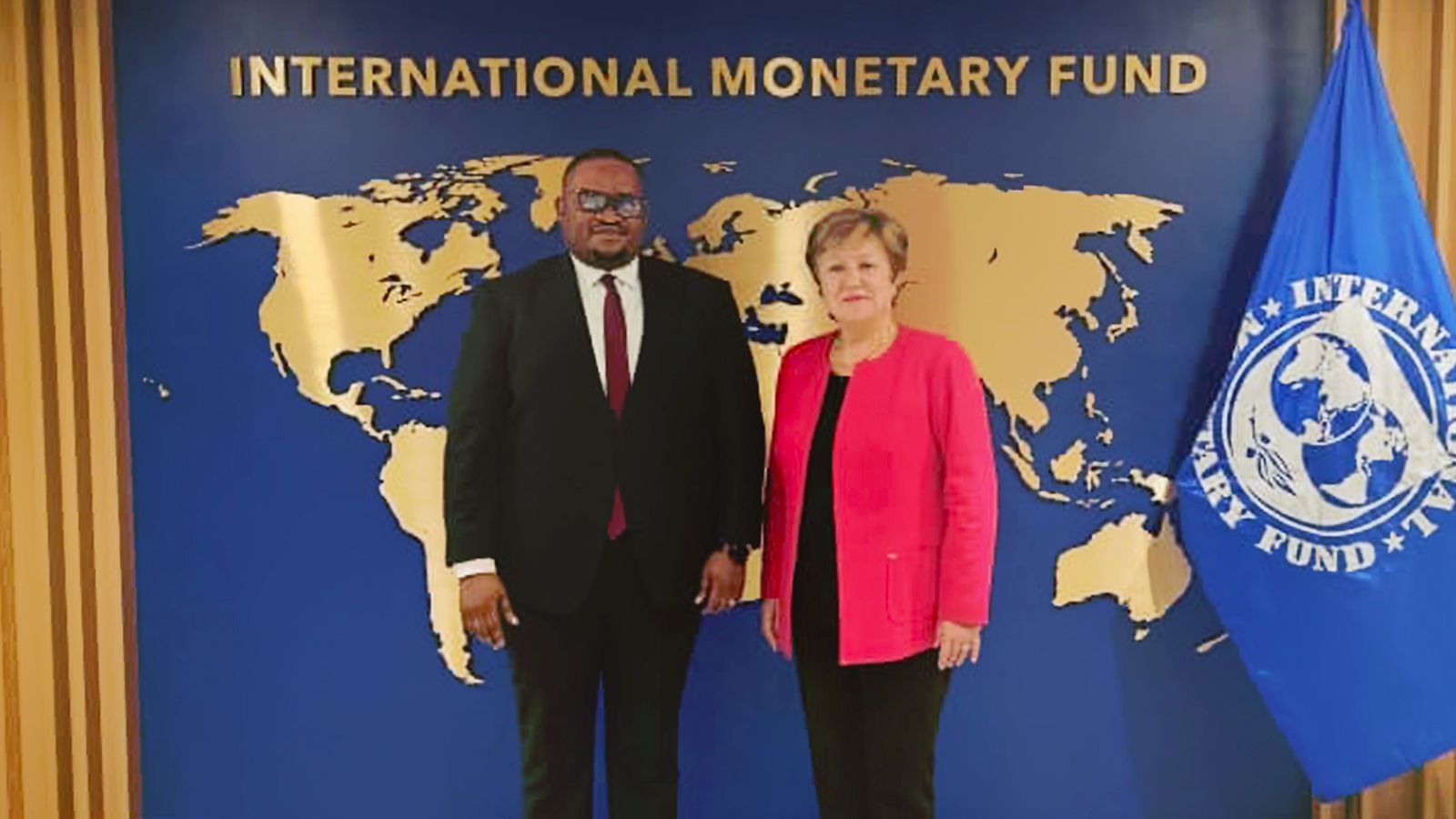 Washington : Doudou Fwamba en tête-à-tête avec la DG du FMI sur les défis économiques de la RDC