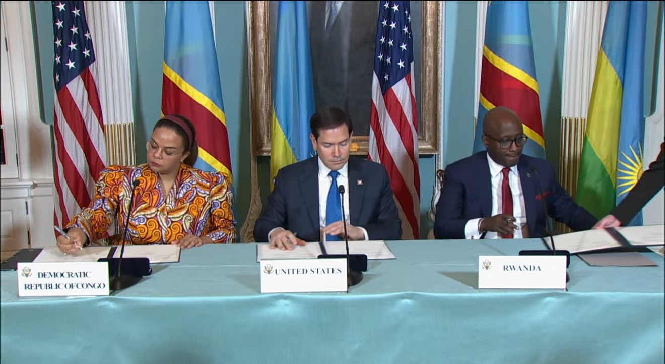 Les États-Unis facilitent la signature d&rsquo;une déclaration de principes entre la RDC et le Rwanda