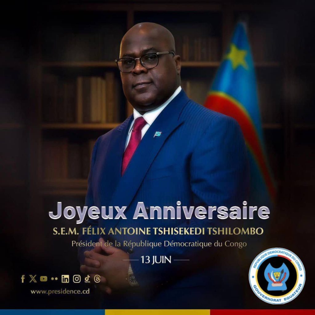 62 ème anniversaire de Félix Tshisekedi : Miguel Kashal lui souhaite les vœux de succès, bonne santé et longévité