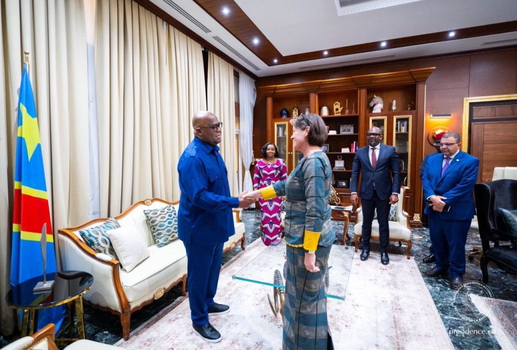 RDC : Félix Tshisekedi et la cheffe intérimaire de la MONUSCO évoquent la sécurité dans l’Est du pays
