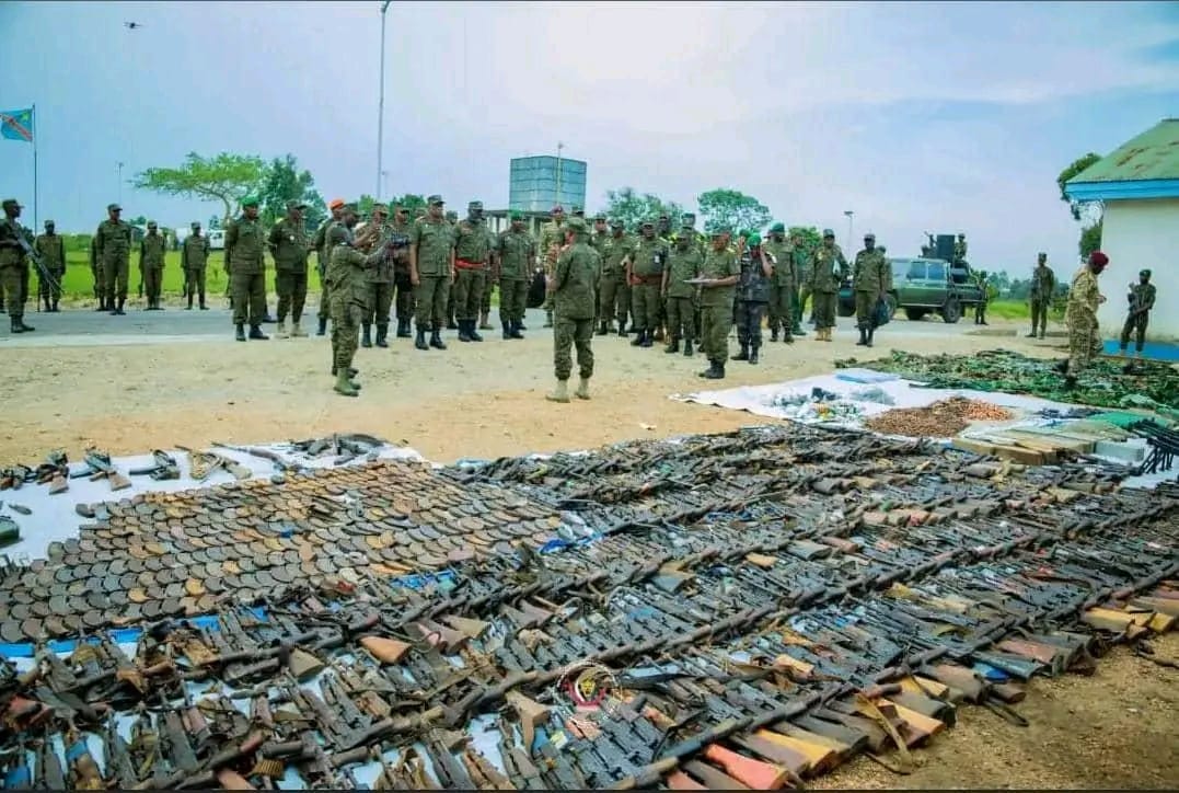 Ituri : plus de 500 armes récupérées par l’armée