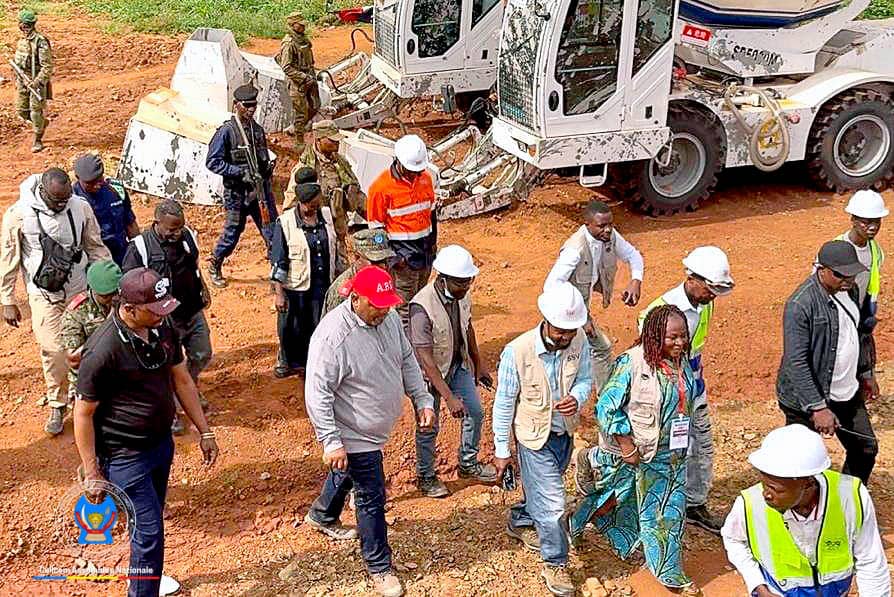 Nord-Kivu : Aimé Boji Sangara Bamanyirwe inspecte les chantiers stratégiques de Beni