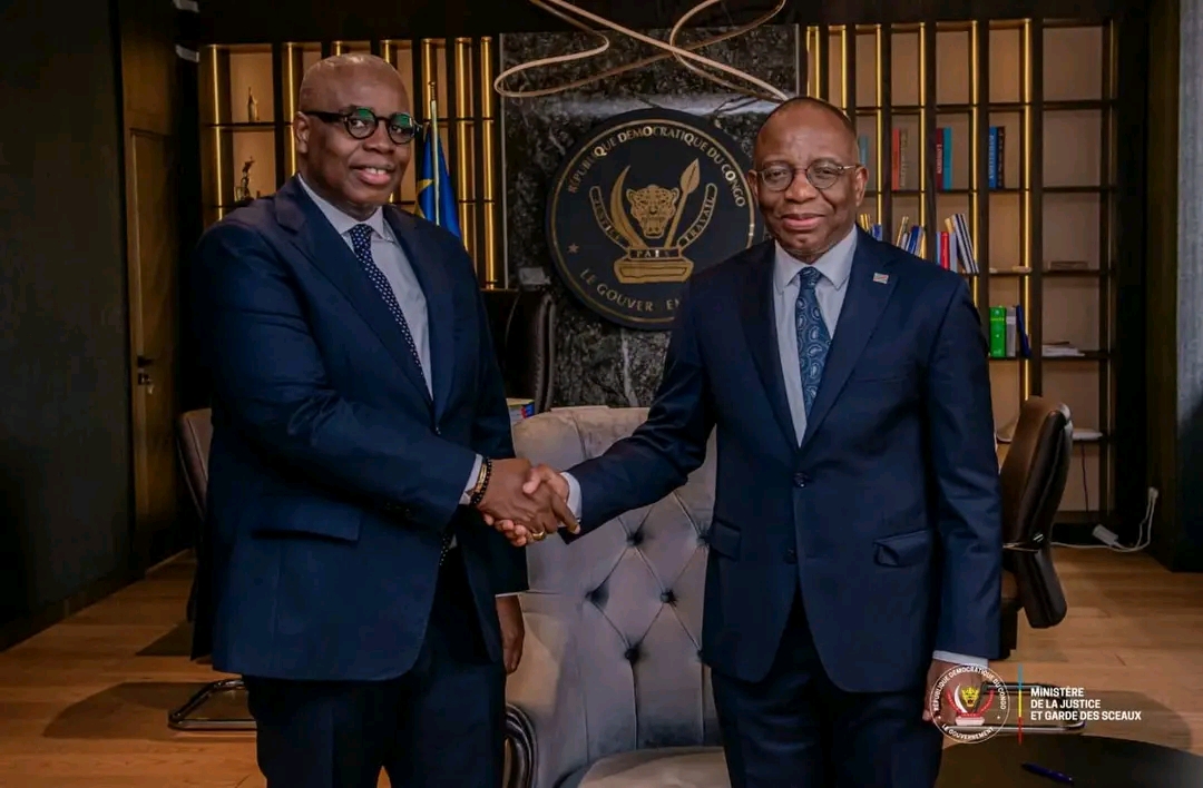 Coopération RDC-Côte d&rsquo;Ivoire : Guillaume Ngefa et l’ambassadeur ivoirien tablent sur la sécurité financière et commerciale