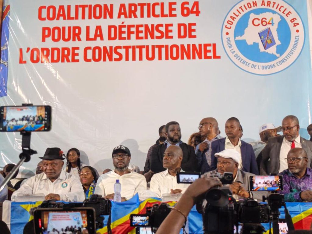 RDC : l’opposition projette une journée ville morte le 03 juin contre le changement de la Constitution RDC : l’opposition projette une journée ville morte le 03 juin contre le changement de la Constitution