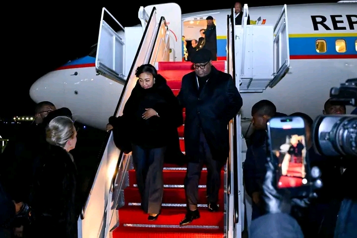 Mondial 2026 : Tshisekedi est arrivé à Houston pour soutenir les Léopards