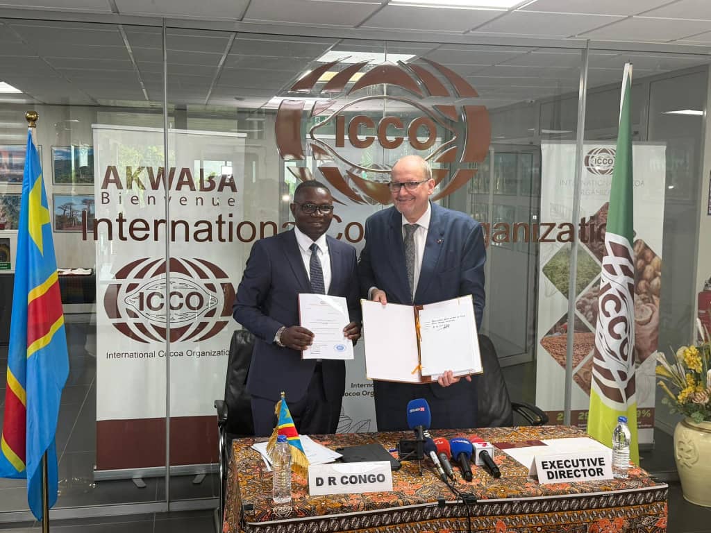 À Abidjan, la RDC signe un accord international et vise le sommet du cacao mondial À Abidjan, la RDC signe un accord international et vise le sommet du cacao mondial