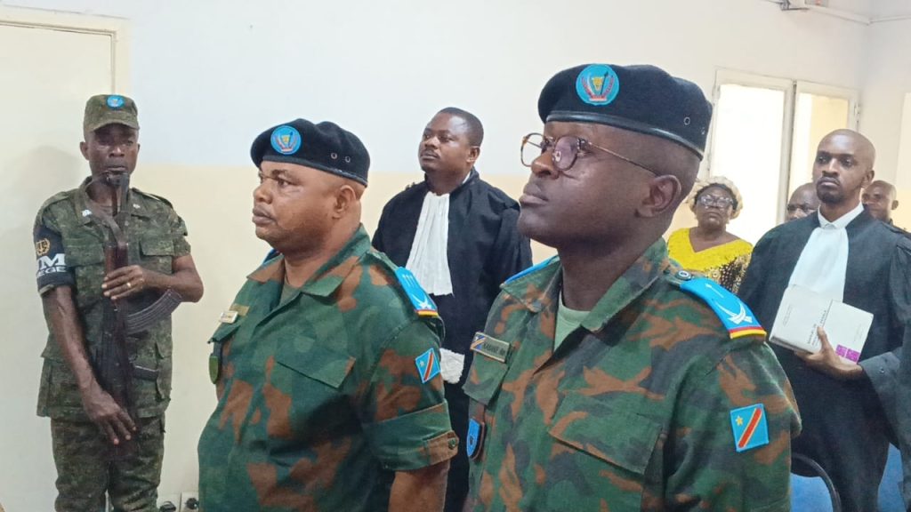 RDC : deux officiers accusés de violation de consignes acquittés par la Haute Cour militaire