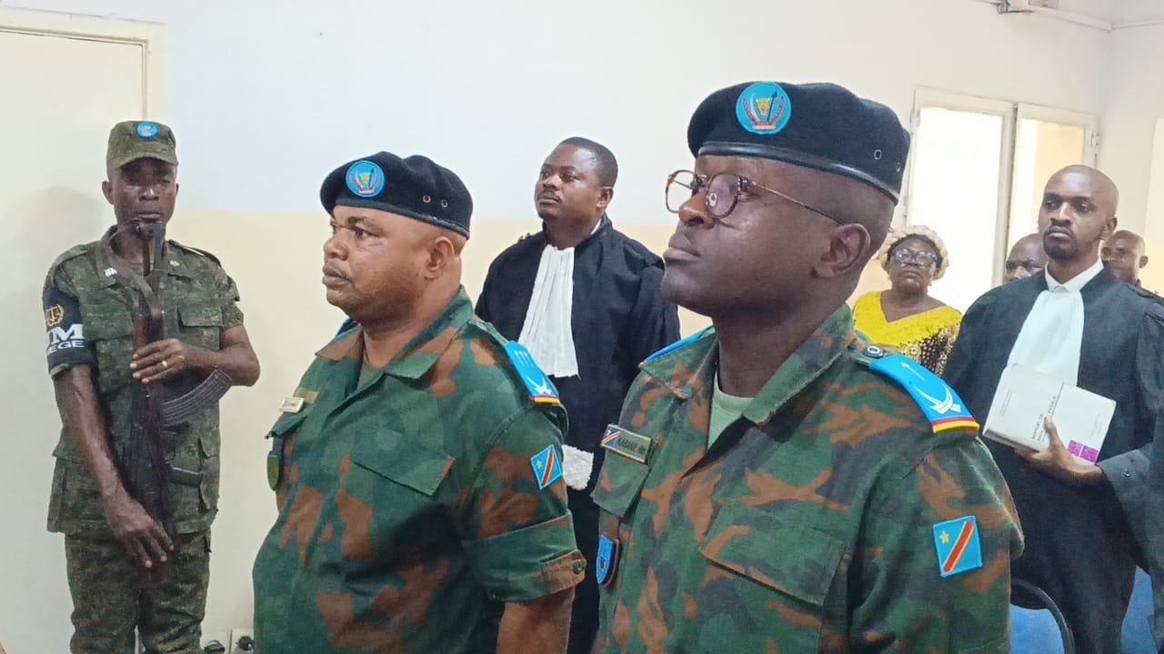 RDC : deux officiers accusés de violation de consignes acquittés par la Haute Cour militaire