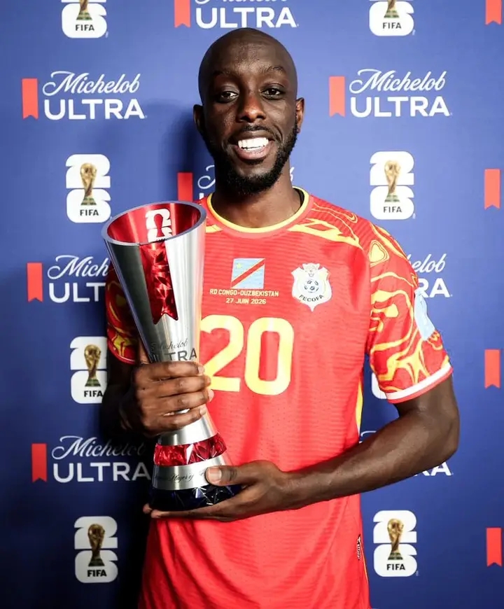 Wissa élu homme du match RDC-Ouzbékistan : buteur historique, une performance reconnue au niveau mondial