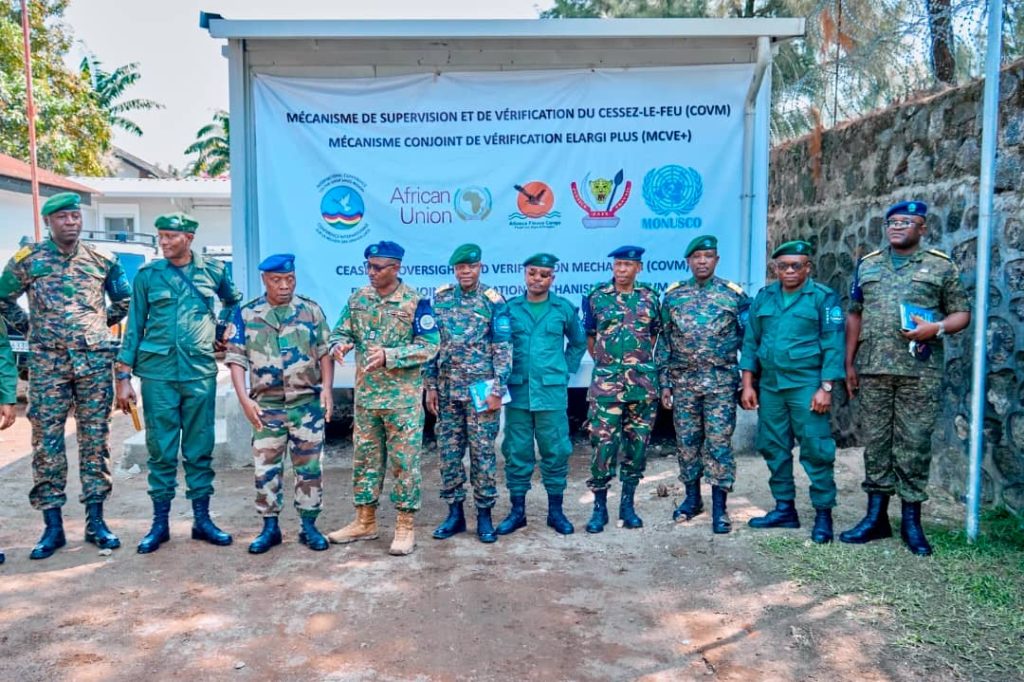 Est de la RDC : Des officiers FARDC, du M23 et de la MONUSCO réunis à Goma autour de la mise en œuvre du cessez-le-feu