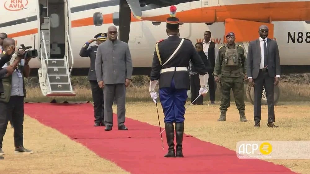 Haut-Lomami : Félix Tshisekedi inaugure l&rsquo;usine d&rsquo;eau de Lovoy à Kamina