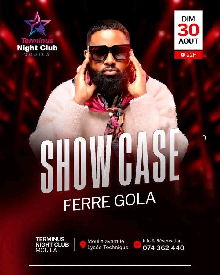 RDC : Ferre Gola annonce un concert à Mouila le 30 août