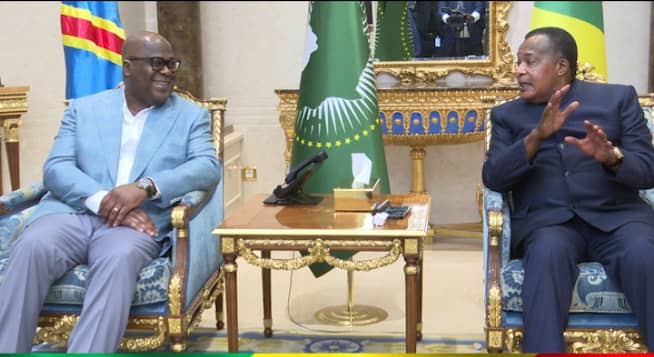 Tshisekedi encore à Brazzaville : une nouvelle tentative pour désamorcer la crise politique avant l’expiration de l’ultimatum de la C64 le 15 août ?