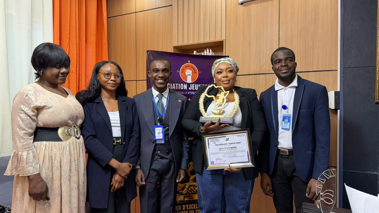 Brazzaville-Kinshasa : Rachel Kitsita distinguée par le Prix d’Excellence Leader du Congo