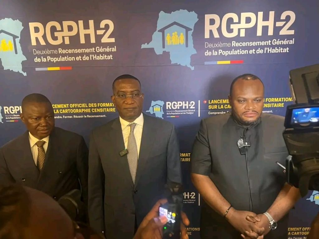 RGPH-2 : Guylain Nyembo présente l’état d’avancement du recensement aux autorités de Kinshasa