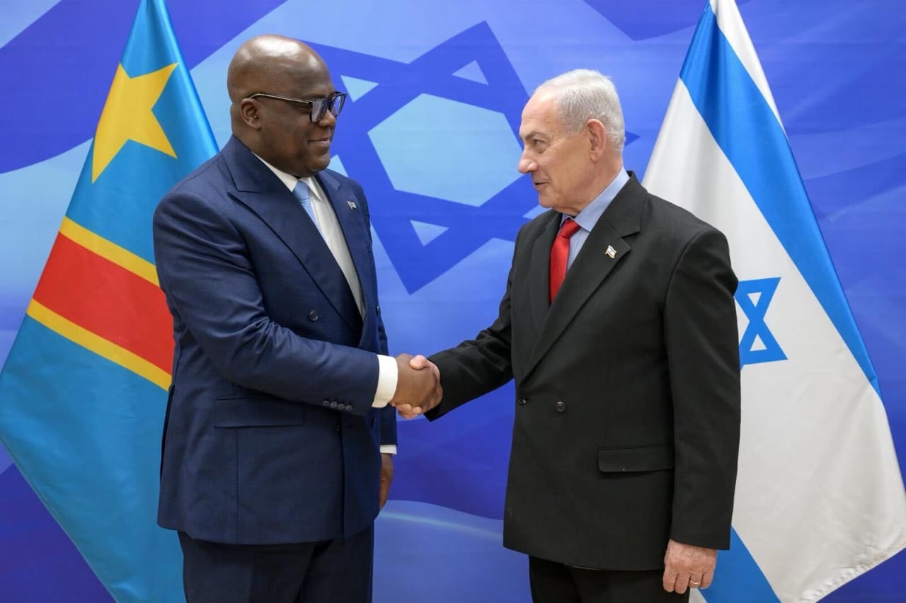 RDC-ISRAËL: Félix Tshisekedi et Benjamin Netanyahu actent le transfert de l’ambassade congolaise à Jérusalem RDC-ISRAËL: Félix Tshisekedi et Benjamin Netanyahu actent le transfert de l’ambassade congolaise à Jérusalem