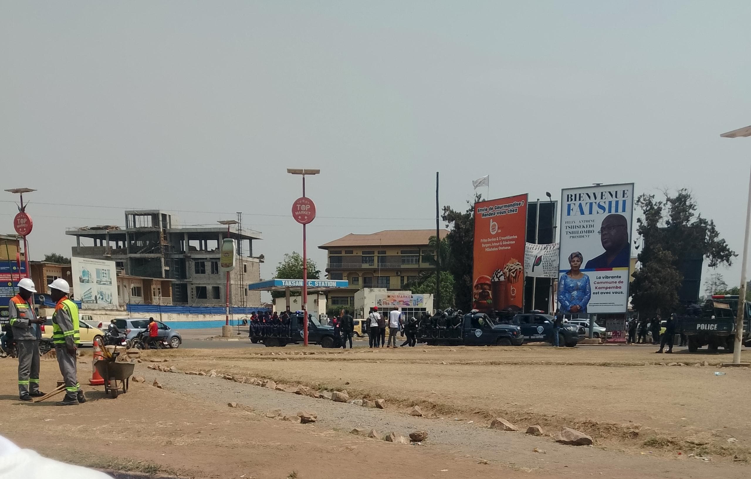 Lubumbashi : la marche de la C-64 dispersée par la police