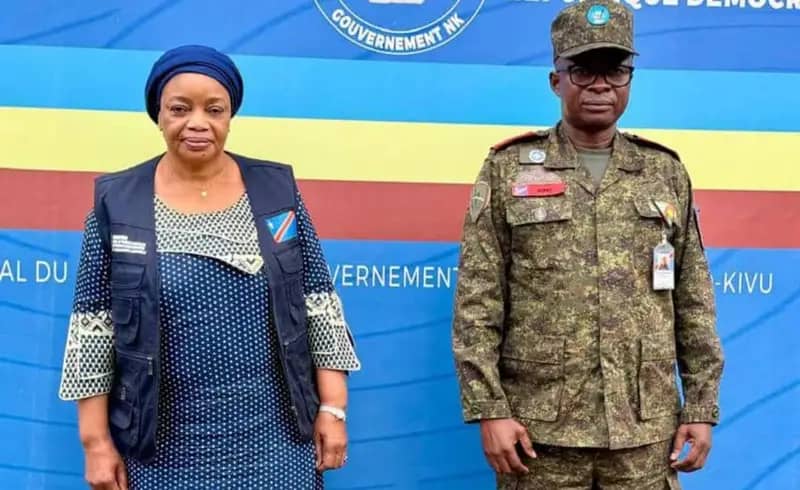 Nord-Kivu : Ève Bazaïba arrive à Beni pour évaluer la situation humanitaire Nord-Kivu : Ève Bazaïba arrive à Beni pour évaluer la situation humanitaire