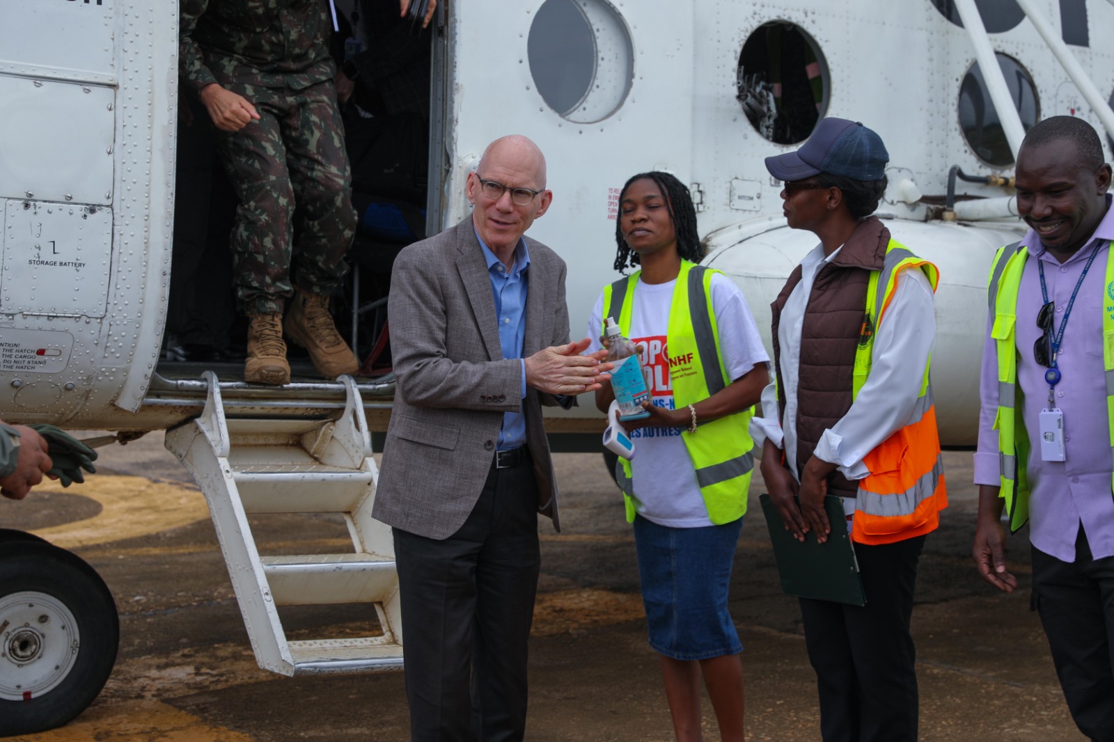 Ituri : James Swan à Bunia pour évaluer la situation sécuritaire et la riposte contre Ebola