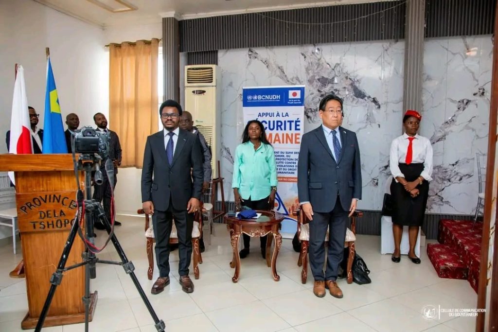 RDC : le Japon et le BCNUDH remettent des kits de survie aux victimes de violations des droits humains à Kisangani