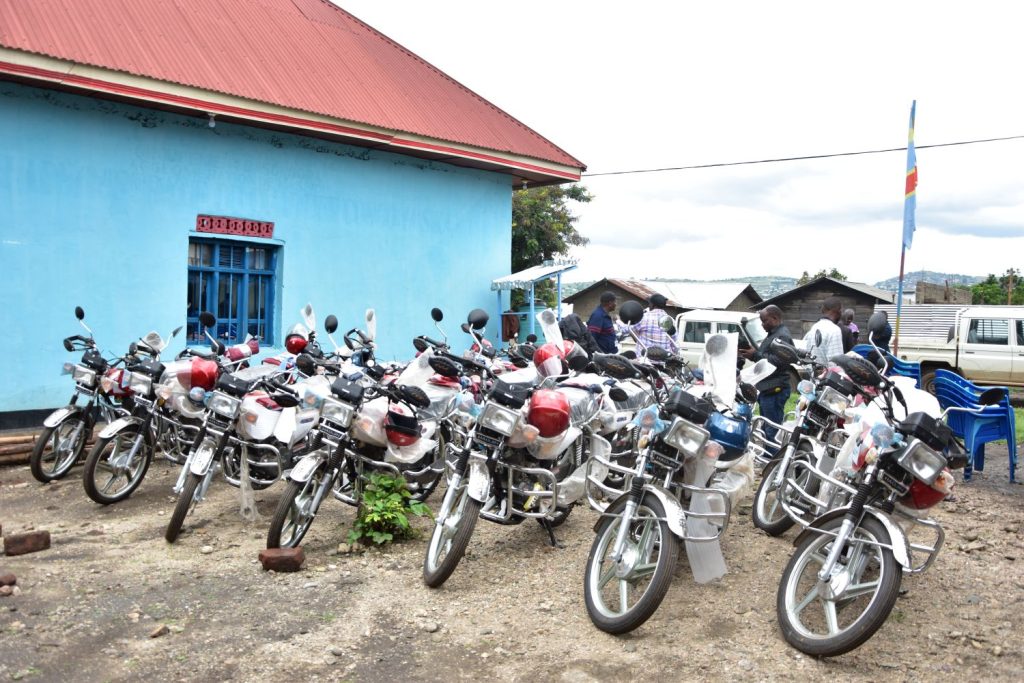 Nord-Kivu : la MONUSCO dote 16 entités territoriales de Beni de motos pour renforcer leur mobilité